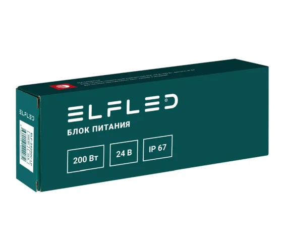 Блок питания герметичный компактный ELF, 24В, 200Вт, металл, IP67 - фото 6