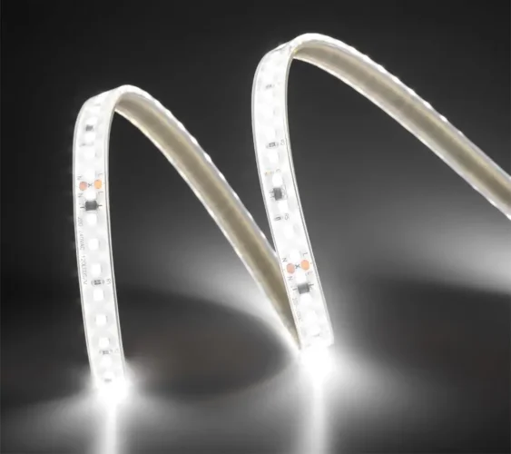 Лента светодиодная ELFLED 120SMD диодов (2835), 220В, IP67, 1м, белый нейтральный, 4000-4500К - фото