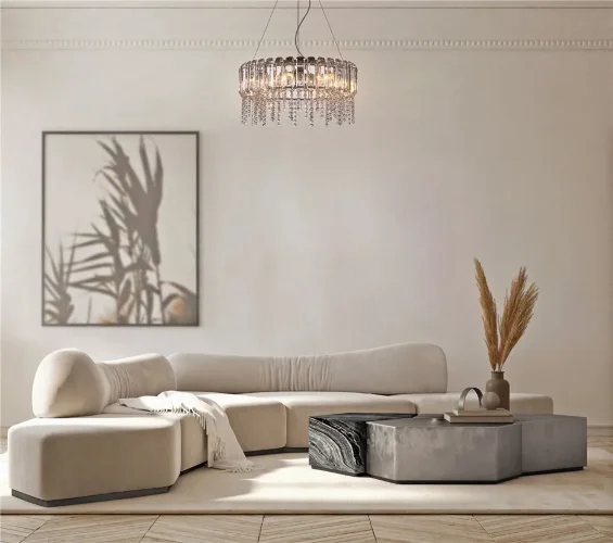 Подвесной светильник Hail E14х8 (Хром) - фото 8