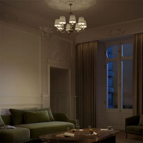 Подвесной светильник Riverside E14х6 (Хром) - фото