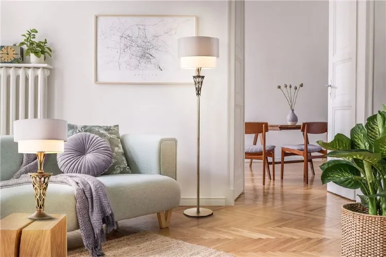 Напольный светильник (торшер) Lillian E27х1 100Вт (Бронза) - фото 14