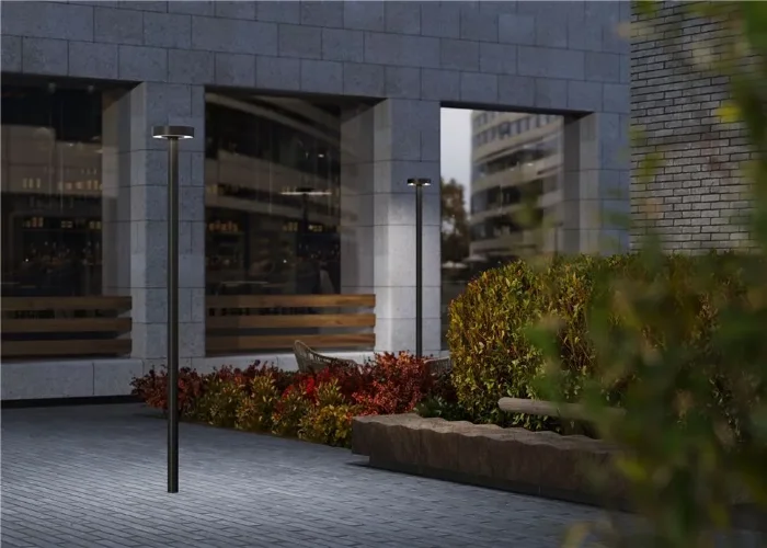 Садово-парковый светильник Nail 3000K 30Вт IP 65 (Черный) - фото 8