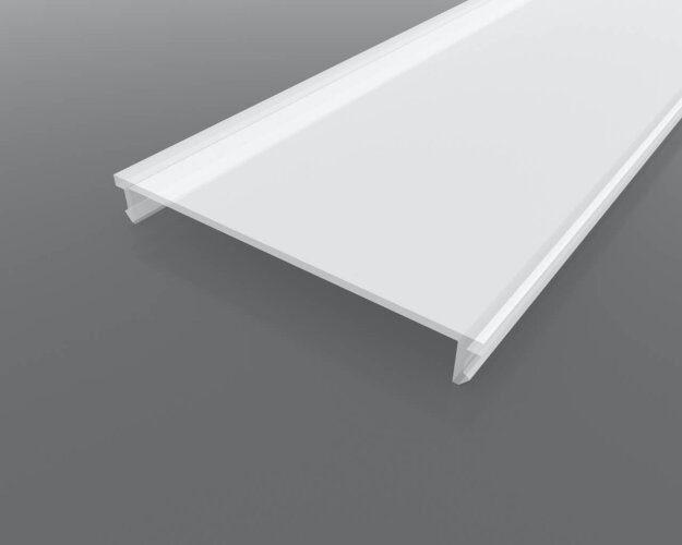 Рассеиватель поликарбонатный для профиля LC-LRM-M44-6 матовый - фото