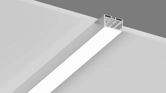 Подвесной/накладной алюминиевый профиль Design LED LS 4932, 2500 мм, анодированный, LS.4932. Фото 4