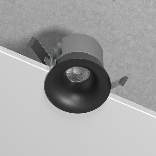 Светильник встраиваемый светодиодный Bliss 15W 4000K черный - Фото 3