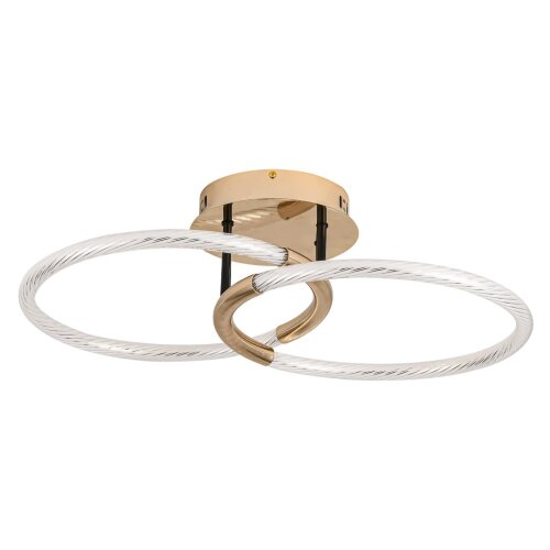 Люстра потолочная «LUMION» 6545/61CL, серия: LARA (крепление на планке). Фото 1.