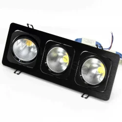Светодиодный светильник встраиваемый 120.3 series black housing BW138 (30W,220V,day white)
