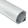 Алюминиевый профиль накладной угловой 16x16 (Серебро, 2 м), ALM008S-2M (Серебро) ALM008S-2M - фото 6