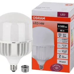 Лампа светодиодная высокой мощности LED HW 65W/4000K (=650W) E27/Е40 170-265V 6500lm - OSRAM