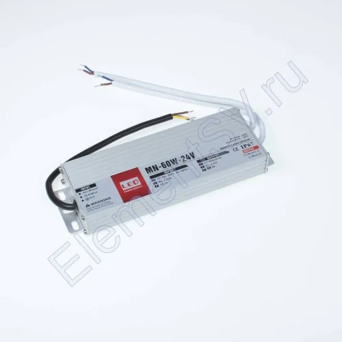 Блок питания MN-60W24V FSB60-24 (24V, 60W, 2.5A, IP67) - фото.