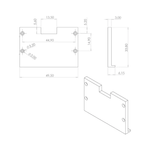 Заглушка для профиля LC-LP-3250 (174) - фото II