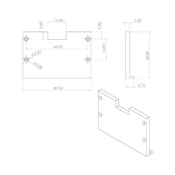 Заглушка для профиля LC-LP-3250 (174)