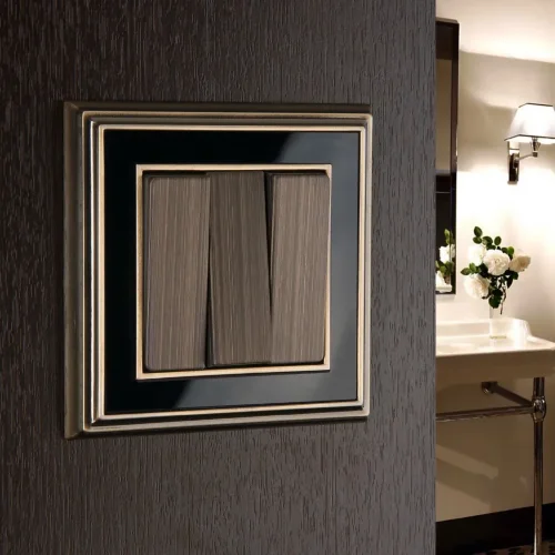 Набор клавиш для выключателя трехклавишного (бронзовый) W1139012 - фото 2