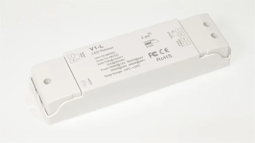 Диммер V1-L IC2 (12-48V, DIM, 1ch x (15A 12/24V 180/360W)/ (10A 36/48V 360/480W)) - фото I