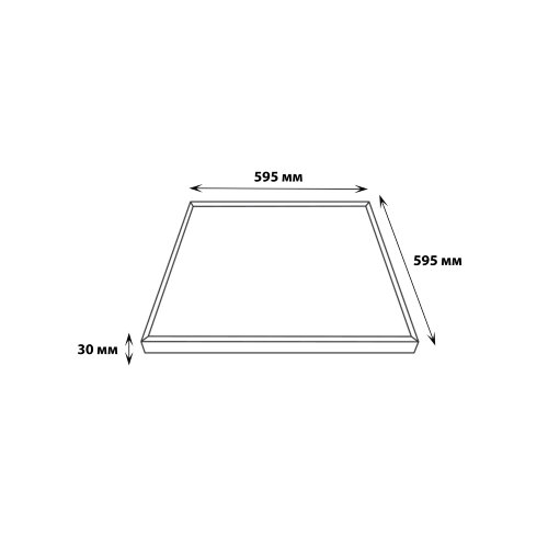 ULP-6060 36W-5000К-LL IP40 PREMIUM+ OPAL WHITE Светильник светодиодный потолочный универсальный, Белый свет 5000K, 3600Лм, Корпус белый, В комплекте с и-п - фото 8