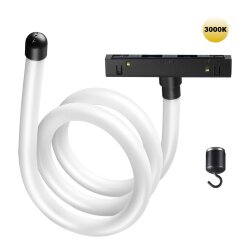 Трековый светильник "ГИБКИЙ НЕОН" для низковольтного шинопровода FLUM «Novotech» 359137, серия: RAMO (крепление к треку)