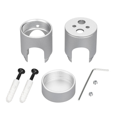 Крепление MOONLIGHT-CYL-D18-DUO-SILVER (Arlight, Металл) - фото 1