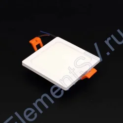 Светодиодный светильник MBD-101 MB10 (8W, square, warm white)