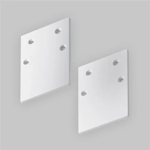 Заглушка торцевая 2шт Gravity накладной белый (Белый) - фото 2