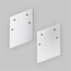 Заглушка торцевая 2шт Gravity накладной белый (Белый)