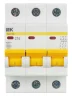Выключатель автоматический модульный 3п C 16А 4.5кА ВА47-29 KARAT IEK MVA20-3-016-C - фото 2