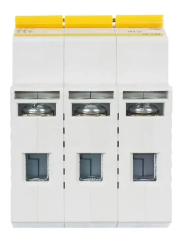 Выключатель автоматический модульный 3п C 16А 4.5кА ВА47-29 KARAT IEK MVA20-3-016-C - фото 7