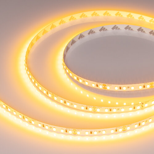 Светодиодная лента RT-A120-8mm 24V Gold (9.6 W/m, IP20, 2835, 5m) (Arlight) 043385 - фото
