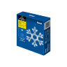 ULD-H1819-012-STA-3AAA WARM WHITE IP20 SNOWFLAKE Фигура светодиодная Снежинка на батарейках 3AAA не в-к, 18х19см, Подвесная, 12 светодиодов, Теплый белый свет, Провод прозрачный, TM Uniel - фото 5