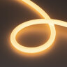 Светодиодная лента герметичная MOONLIGHT-TOP-A336-D18mm 24V Warm2700 360deg (14.4 W/m, IP65, 2835, 5m, wire x1) (Arlight, Вывод прямой, 3 года) - фото 1