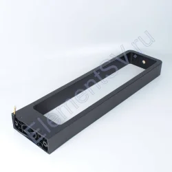 Уличный светильник столбик JH-BD-B16 DHL36 (220V, 7W, черный корпус, 600mm, IP65, warm white)