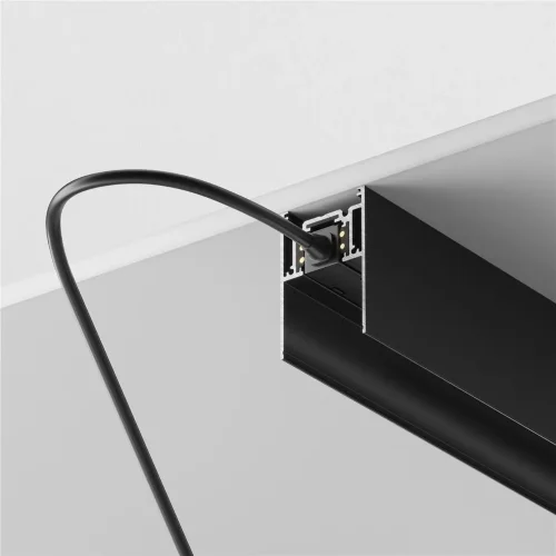 Шинопровод 2м S35 накладной/подвесной черный (Черный) - фото 4