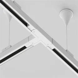 Коннектор Т-образный левый Trinity белый (Белый)