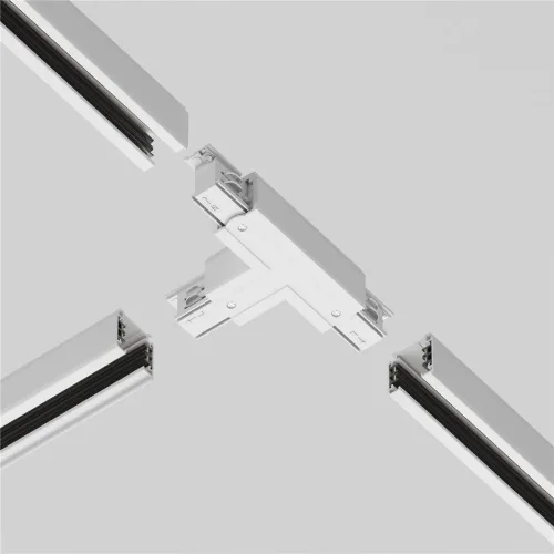 Коннектор Т-образный левый Trinity белый (Белый) - фото 4