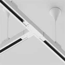 Коннектор Т-образный левый Trinity белый (Белый) TRA005CT-31W-L