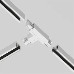 Коннектор Т-образный левый Trinity белый (Белый) TRA005CT-31W-L