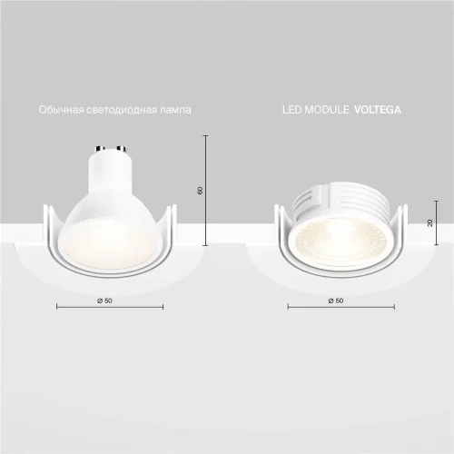 Светодиодный модуль 7W 4000K DIM 60° (Белый) - фото 2