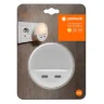 Ночник в розетку | с двумя разъёмами USB-A для подзарядки гаджетов | - LEDVANCE LUNETTA. Фото 3