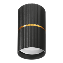 Светильник WOLTA WSL-GU10/18BG под лампу GU10 Черный / золотой NIMB