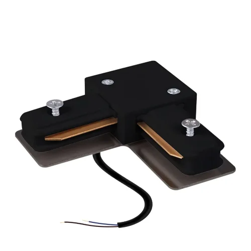 Соединитель электрический коннектор угловой с вводом питания для однофазного шинопровода 85012/00 - фото 2