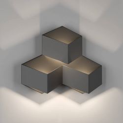 Светильник настенный GW PALMIRA черный, 9 Вт, GW-1101-3-9-BL-WW 004723