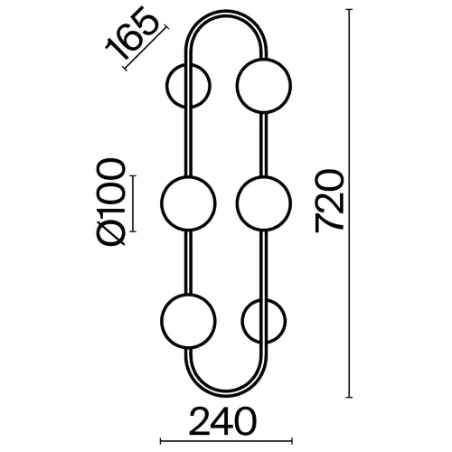 Настенный светильник (бра) Инверсия / Inversion (Латунь) FR5233WL-04BS1 - фото 18