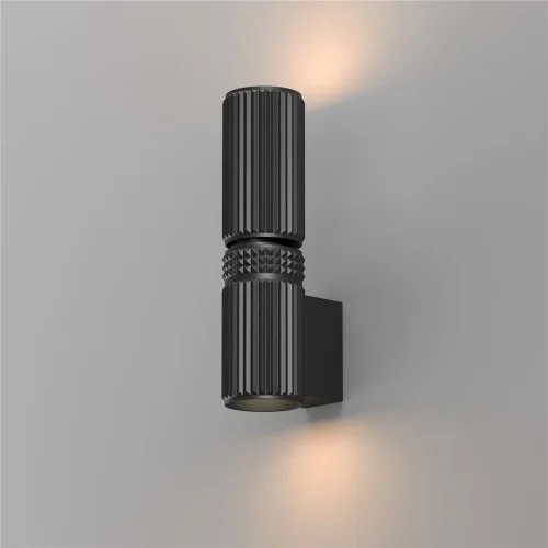 Настенный светильник (бра) Metropolis GU10х2 (Черный) - фото 5