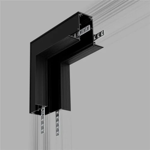 Коннектор угловой внутренний для встраиваемого шинопровода Slim Magnetic 85093/11 - фото