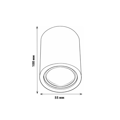 DLC-S607 GU10 SILVER Светильник декоративный накладной, серия Sotto, Без лампы, цоколь GU10, Металл, Серебро, TM Fametto - фото 2