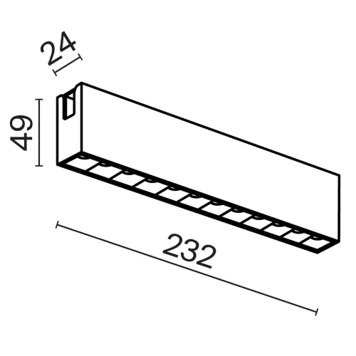 Трековый светильник Точки / Points Flarity 3000K 12Вт 40° (Черный) TR150-1-12W3K-M-B - фото 8