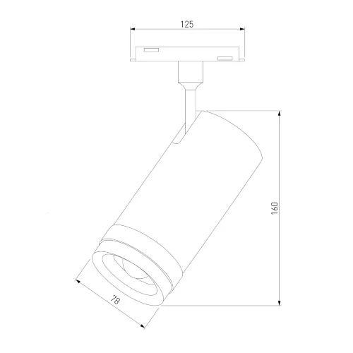 Slim Magnetic Трековый светильник 25W 4200K Modify (черный) 85045/01 - фото 7