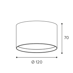 Светильник WOLTA WSL/GX70-01B под лампу GX70 Черный BASIC