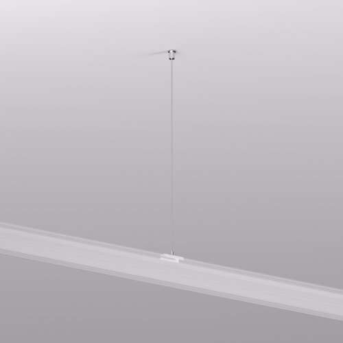 TR2126-WH Механический подвес для трека SMART BASE, IP20, 1.5м, белый, алюминий. Фото 2