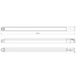 Трековый светильник Basis Unity  3000K 15Вт (Черный)