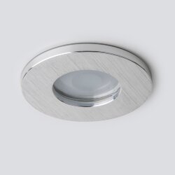 Влагозащищенный точечный светильник 125 MR16 серебро (053359)